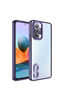 Xiaomi Redmi Note 10 Pro 4g Darbeye Dayanıklı Kamera Korumalı Silikon Kılıf Mor Xiaomi Redmi Note 10 Pro 4g Darbeye Dayanıklı Kamera Korumalı Silikon Kılıf Mor