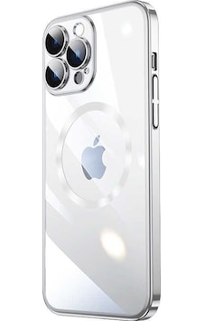 Apple Uyumlu iPhone 14 ProMax Kılıf Kenarları Renkli Wireless Özellikli Renkli Sert Silikon Kapak Apple Uyumlu iPhone 14 ProMax Kılıf Kenarları Renkli Wireless Özellikli Renkli Sert Silikon Kapak