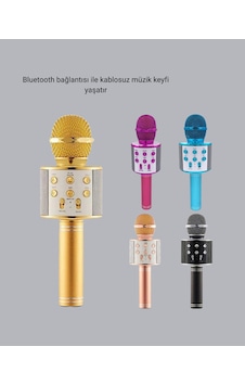 Gld-spt- Kablosuz Bluetooth Karaoke Mikrofon Yankı Efektli Gld-spt- Kablosuz Bluetooth Karaoke Mikrofon Yankı Efektli