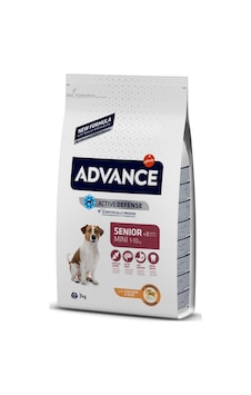 Advance Mini Senior 8+ Tavuklu Küçük Irk Yaşlı Köpek Maması 3 KG Advance Mini Senior 8+ Tavuklu Küçük Irk Yaşlı Köpek Maması 3 KG