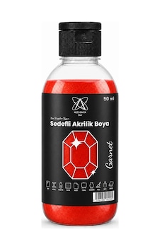 Garnet Kırmızı Sedefli Akrilik Boya 50 Ml