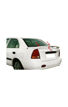 Hyundai Accent Admire Spoiler Bagaj Yüksek (Işıklı) Fiber 2003-20