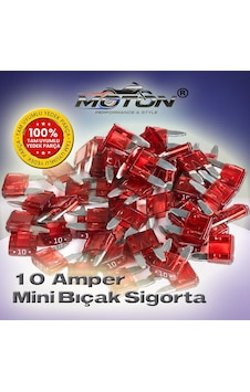 10 Amper Mini Küçük Tip Bıçak Sigorta 100 Adet 2 - 3 - 5 - 7.5 - 10 -15 - 20 - 25 - 30 - 35 10 Amper Mini Küçük Tip Bıçak Sigorta 100 Adet 2 - 3 - 5 - 7.5 - 10 -15 - 20 - 25 - 30 - 35