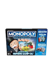 Hasbro Gaming Monopoly Ödüllü Bankacılık Kutu Oyunu, 8+ Yaş, 2-4 Oyuncu