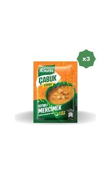 Knorr Çabuk Çorba Mercimek - 3 Adet Knorr Çabuk Çorba Mercimek - 3 Adet