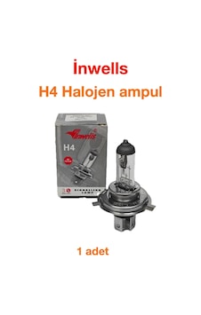 İnwells Standart Halojen H4 60/55 Uzun - Kısa 12v 1 Adet İnwells Standart Halojen H4 60/55 Uzun - Kısa 12v 1 Adet