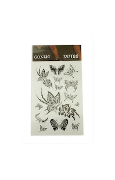 Kelebek - 992 - Tattoo Dövme - Glblseme - Sticker Beyaz Kelebek - 992 - Tattoo Dövme - Glblseme - Sticker Beyaz