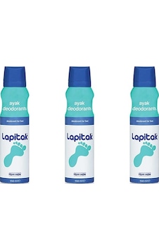 Lapitak Ayak Deodorantı 3 x 150 ML Lapitak Ayak Deodorantı 3 x 150 ML
