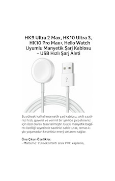 Watch Şarj Aleti Hk9/hk9 Pro Plus/hk9 Ultra 2/hello Watch/hk10 Ultra3/hk10 Pro+ Manyetik Şarj Aleti Hk Serisi Tüm Modeller Watch Şarj Aleti Hk9/hk9 Pro Plus/hk9 Ultra 2/hello Watch/hk10 Ultra3/hk10 Pro+ Manyetik Şarj Aleti Hk Serisi Tüm Modeller