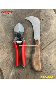 Falket Bağ Budama Makası Örs Budama Makası Brc Aşı Bıçağı Bağ Budama Çakısı 2li Set Falket Bağ Budama Makası Örs Budama Makası Brc Aşı Bıçağı Bağ Budama Çakısı 2li Set