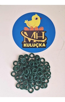 Plastik Güvercin Boncuğu Halkası Koyu Yeşil Renk 100 Adet Plastik Güvercin Boncuğu Halkası Koyu Yeşil Renk 100 Adet