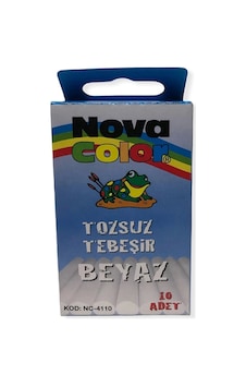 Novacolor Nc-4110 Beyaz Tebeşir 10'lu Novacolor Nc-4110 Beyaz Tebeşir 10'lu