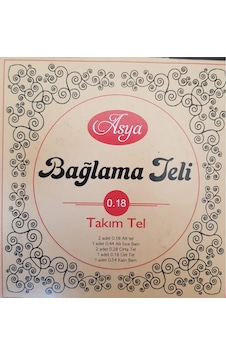 Asya 0.18 Bağlama Takım Tel