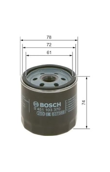 Opel Zafira B Yag Filtresi 1.6 2006-2008 Bosch 0451103370 Opel Zafira B Yag Filtresi 1.6 2006-2008 Bosch 0451103370