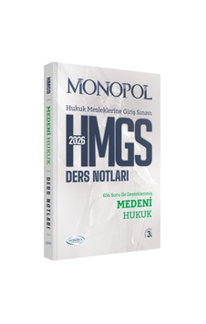 Hmgs Medeni Hukuk Ders Notları 3. Baskı Monopol Yayınları Hmgs Medeni Hukuk Ders Notları 3. Baskı Monopol Yayınları