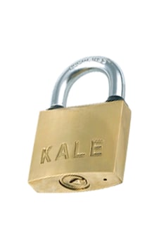 Kd001/10-260 Kale Sarı Asma Kilit 60 Mm. Kd001/10-260 Kale Sarı Asma Kilit 60 Mm.