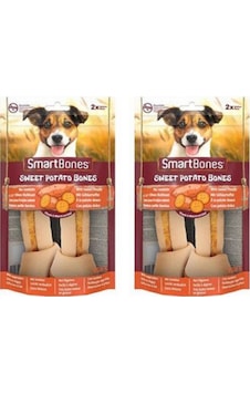 Smart Bones Tatlı Patatesli Orta Irklar İçin Düğümlü Köpek Ödül Kemiği 2li 158gr X 2 Adet Smart Bones Tatlı Patatesli Orta Irklar İçin Düğümlü Köpek Ödül Kemiği 2li 158gr X 2 Adet