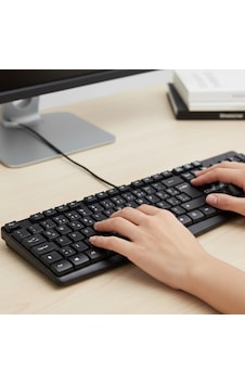 Kablolu Türkçe Q Klavye Çok Renkli Kablolu Türkçe Q Klavye Çok Renkli