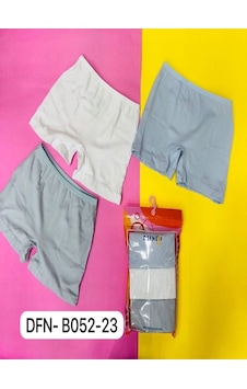Defne Baby %95 Pamuk 3'lü Kız Çocuk Boxer-626 Beyaz Defne Baby %95 Pamuk 3'lü Kız Çocuk Boxer-626 Beyaz