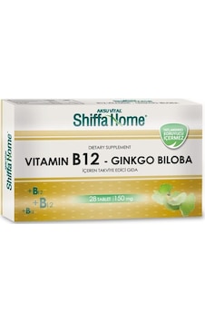 Shiffa Home B12 Vitamin - Ginko Biloba Tablet Shiffa Home B12 Vitamin - Ginko Biloba Tablet