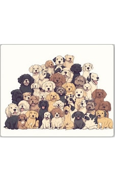 Sevimli Köpekler Baskılı Mouse Pad 18x22 Cm Sevimli Köpekler Baskılı Mouse Pad 18x22 Cm