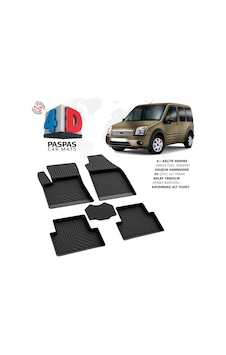 Ford Connect 4d Araca Özel Havuzlu Kauçuk Paspas 2002-2014