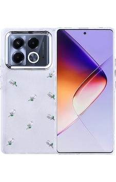 İnfinix Note 40 Pro Kılıf Airbag Tasarımlı Simli Şeffaf Zore Kutup Kapak Lale İnfinix Note 40 Pro Kılıf Airbag Tasarımlı Simli Şeffaf Zore Kutup Kapak Lale