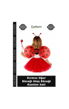 Kırmızı Uğur Böceği Ateş Böceği Kostüm Seti Parti Kıyafeti Gösteri Oyun Zamanı Siyah Kırmızı Uğur Böceği Ateş Böceği Kostüm Seti Parti Kıyafeti Gösteri Oyun Zamanı Siyah