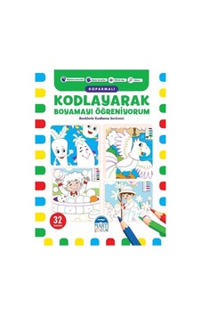 Kodlayarak Boyamayı Öğreniyorum 1 - Kopartmalı- Martı Yayınları Kodlayarak Boyamayı Öğreniyorum 1 - Kopartmalı- Martı Yayınları