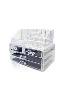 4 Çekmeceli Pratik Kozmetik Organizeri Beyaz 4 Çekmeceli Pratik Kozmetik Organizeri Beyaz