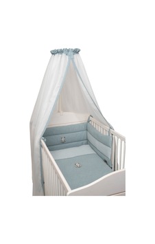 Lüks Fırfırlı Bebek Beşik Cibinlik Tülü Şık Ve Koruyucu Bebek Odası Cibinliği Mavi - 888187017 Lüks Fırfırlı Bebek Beşik Cibinlik Tülü Şık Ve Koruyucu Bebek Odası Cibinliği Mavi - 888187017