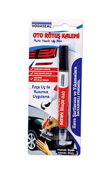 Vodaseal Araç Oto Rötuş Çizik Kalemi Metalik Siyah Boya Kalemi