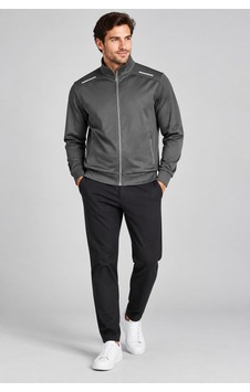 New Performance Unc0310 Fermuarlı Eşofman Ceket Likrarlı Polyester-3707 Gri New Performance Unc0310 Fermuarlı Eşofman Ceket Likrarlı Polyester-3707 Gri