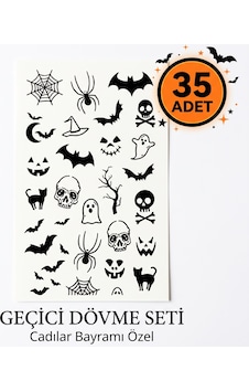 Cadılar Bayramı Halloween Özel 35 Adet Mini Geçici Dövme Seti 92jıtgswulyo9ynzf6ı Cadılar Bayramı Halloween Özel 35 Adet Mini Geçici Dövme Seti 92jıtgswulyo9ynzf6ı