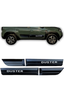 Dacia Duster Beyaz Yazılı Premium Kapı Koruma Seti 2018 Ve Üstü Dacia Duster Beyaz Yazılı Premium Kapı Koruma Seti 2018 Ve Üstü
