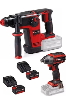 Einhell TP-HD 18/26 Li Bl Akülü Pnömatik Matkap + TP-CI 18/220 Li Bl Vidalama 2x4.0AH Akülü Kömürsüz Set Einhell TP-HD 18/26 Li Bl Akülü Pnömatik Matkap + TP-CI 18/220 Li Bl Vidalama 2x4.0AH Akülü Kömürsüz Set