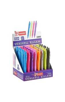 Mikro Versatil Kalem Standlı 0.9 Mm 513-48 Çok Renkli Mikro Versatil Kalem Standlı 0.9 Mm 513-48 Çok Renkli