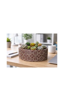 Beton Saksı Sukulent Bonzai Teraryum Arajman Çiçek Saksısı 18x7cm Bitki Hariç Kahverengi-bej Beton Saksı Sukulent Bonzai Teraryum Arajman Çiçek Saksısı 18x7cm Bitki Hariç Kahverengi-bej