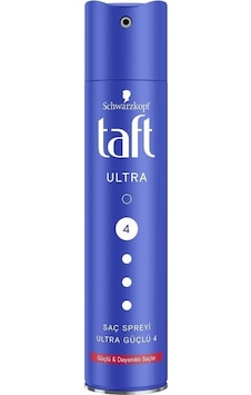 Taft Ultra Güçlü 4 Saç Spreyi 250 ML Taft Ultra Güçlü 4 Saç Spreyi 250 ML