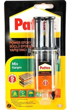 Pattex Power Epoxy Güçlü Epoksi Komponent Yapıştırıcı (547453443) Pattex Power Epoxy Güçlü Epoksi Komponent Yapıştırıcı (547453443)