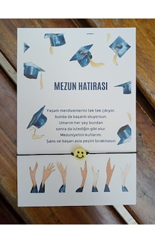 Mezun Hatırası 10 Adet Kuşe Kartlı Emoji Bileklik - Okul Hediye Çok Renkli Mezun Hatırası 10 Adet Kuşe Kartlı Emoji Bileklik - Okul Hediye Çok Renkli