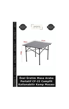Özel Üretim Masa Araba Portatif Cf-22 Campfit Katlanabilir Kamp Masası Belirtilmemiş