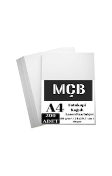 Copierbond A4 Fotokopi Kağıdı 200'lü Paket 90 Gr Kağıt A4 Copierbond A4 Fotokopi Kağıdı 200'lü Paket 90 Gr Kağıt A4