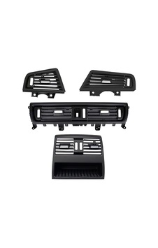 F10 Lcı Klima/kalorifer Izgarası Ön/arka Set:4ad Nikelajlı Siyah