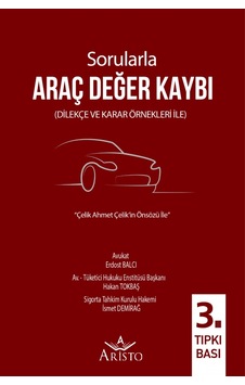 Sorularla Araç Değer Kaybı 3. Tıpkıbasım - Aristo Yayınevi