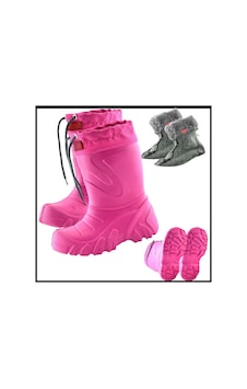 Yağmur Çizmesi Eva Çocuk Kürklü Pembe -me.055 Çok Renkli Pembe Yağmur Çizmesi Eva Çocuk Kürklü Pembe -me.055 Çok Renkli Pembe