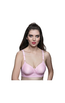 Aycı Kadın Dantelli Telsiz / Balensiz Pembe Sütyen Pembe