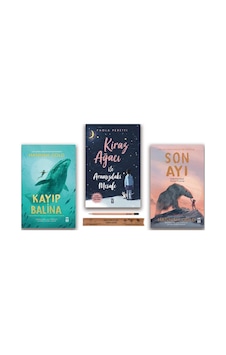 Genç Timaş Son Ayı - Kayıp Balina - Kiraz Ağacı ile Aramızdaki Mesafe Set 3 Kitap