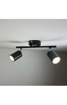 Rsylight Retro Metal Siyah 2 Lü 180 Derece Hareketli Led Spot Avize Günışığı Ampullü Rsylight Retro Metal Siyah 2 Lü 180 Derece Hareketli Led Spot Avize Günışığı Ampullü