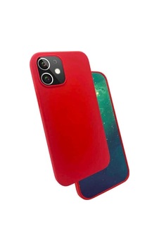 Apple Uyumlu iPhone 12 Kılıf Zore Silk Silikon Kırmızı Apple Uyumlu iPhone 12 Kılıf Zore Silk Silikon Kırmızı